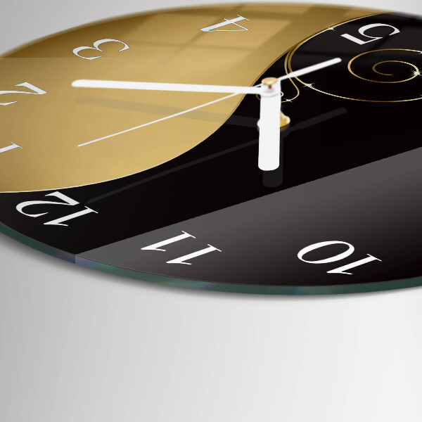 Glas wanduhr Abstrakte Kunst