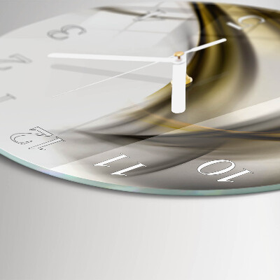 Glas wanduhr Abstrakte Linien