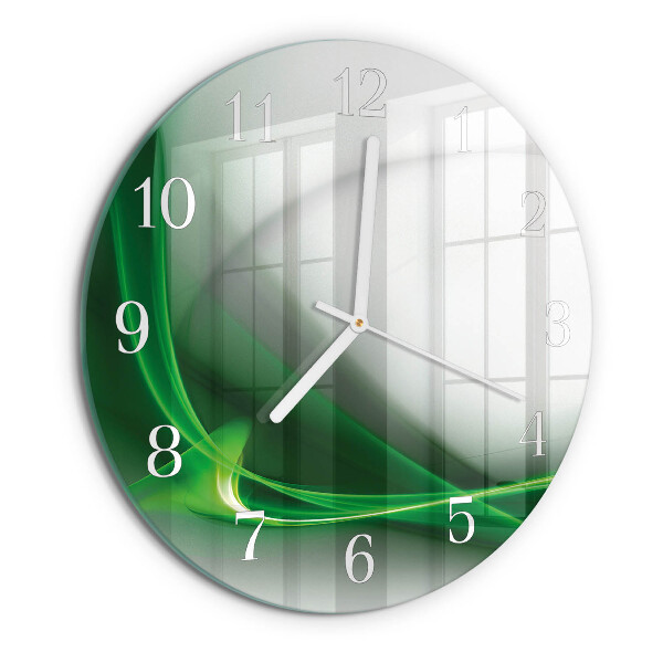 Glas wanduhr Abstrakte Linien