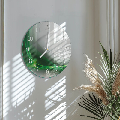 Glas wanduhr Abstrakte Linien