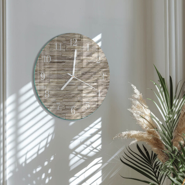 Glas wanduhr Wand