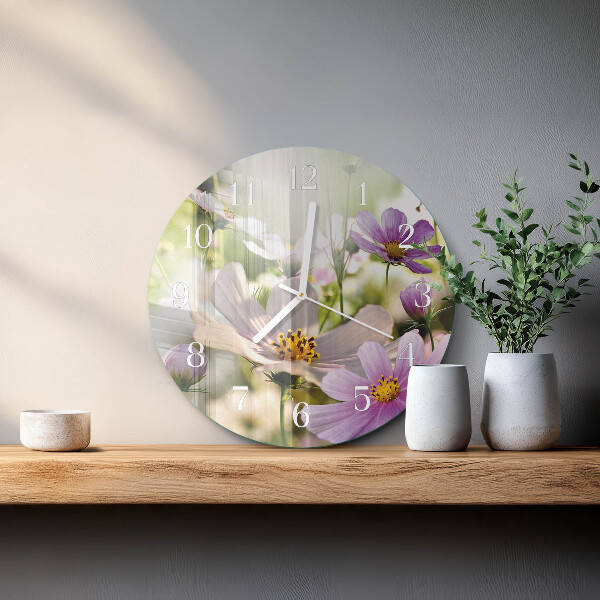 Glas wanduhr Kosmeen