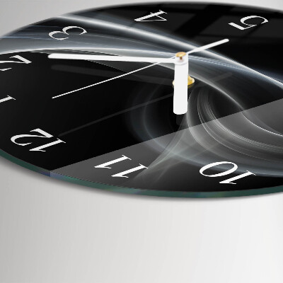 Glas wanduhr Abstrakte Linien