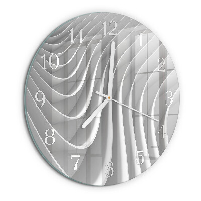 Glas wanduhr Abstraktion