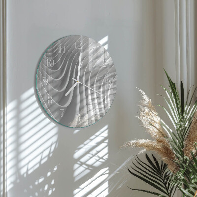 Glas wanduhr Abstraktion
