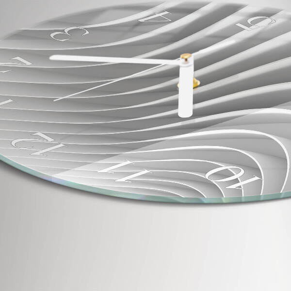 Glas wanduhr Abstraktion