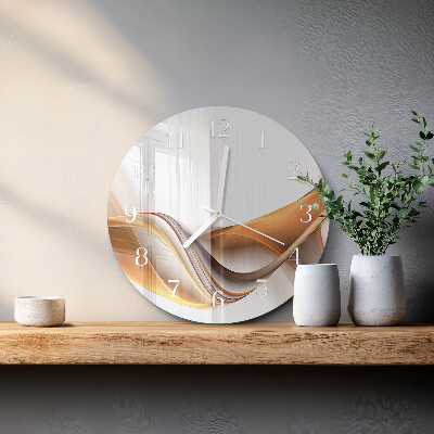 Glas wanduhr Abstraktion