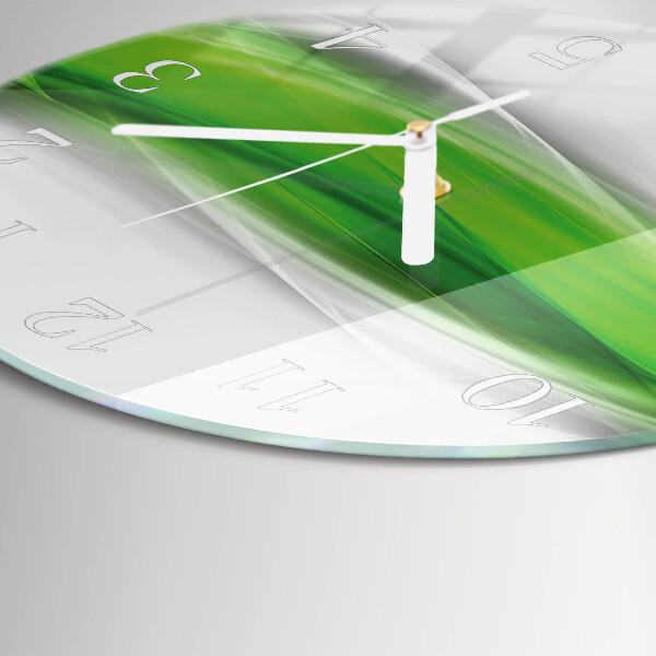 Glas wanduhr Abstraktion