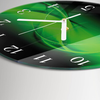 Glas wanduhr Abstraktion
