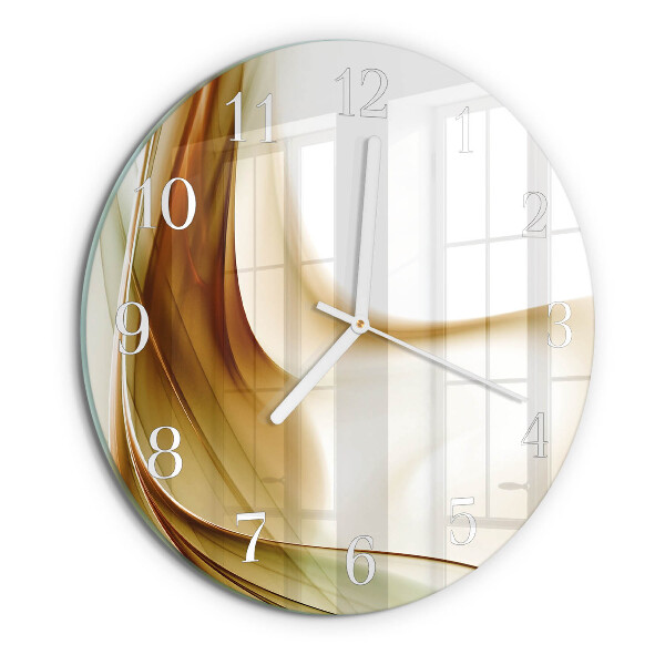 Glas wanduhr Abstraktion