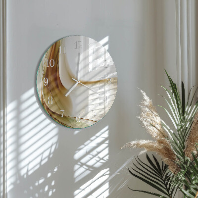 Glas wanduhr Abstraktion