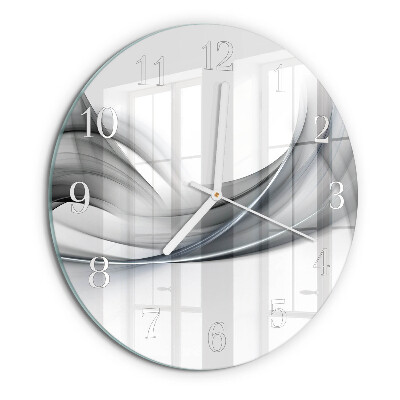 Glas wanduhr Abstraktion