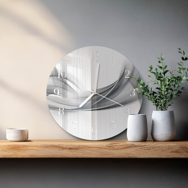 Glas wanduhr Abstraktion