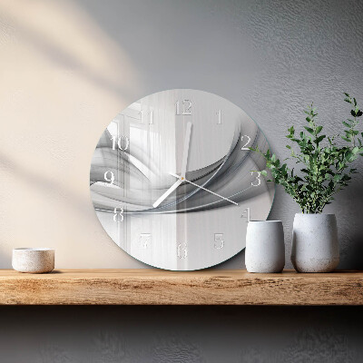 Glas wanduhr Abstraktion