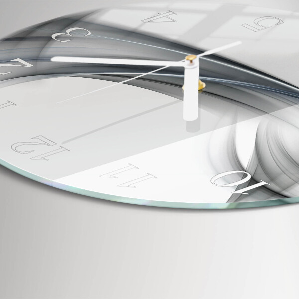Glas wanduhr Abstraktion