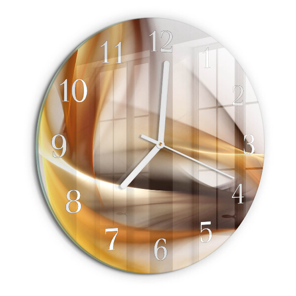 Glas wanduhr Abstraktion