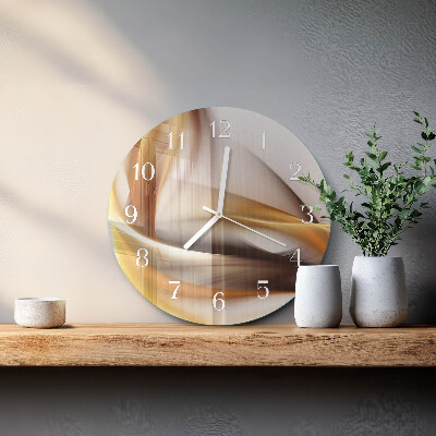 Glas wanduhr Abstraktion
