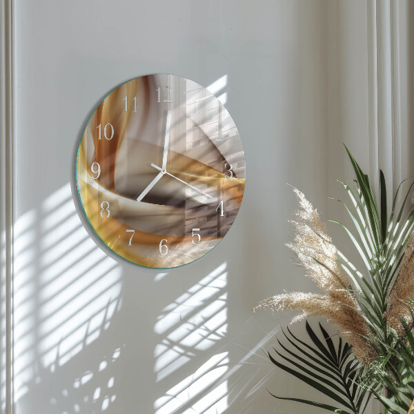 Glas wanduhr Abstraktion