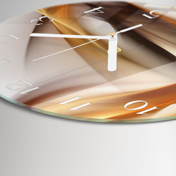 Glas wanduhr Abstraktion