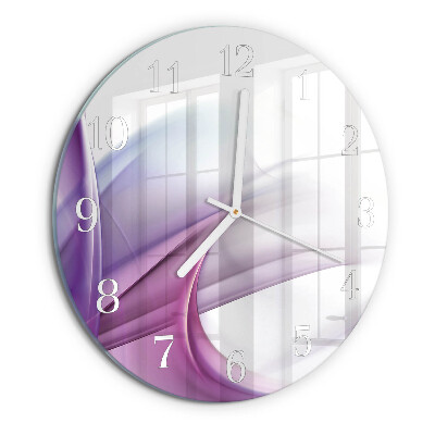 Glas wanduhr Abstraktion