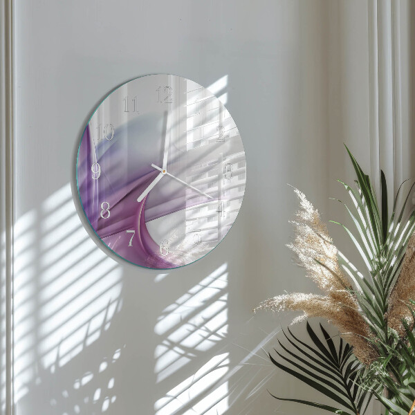 Glas wanduhr Abstraktion