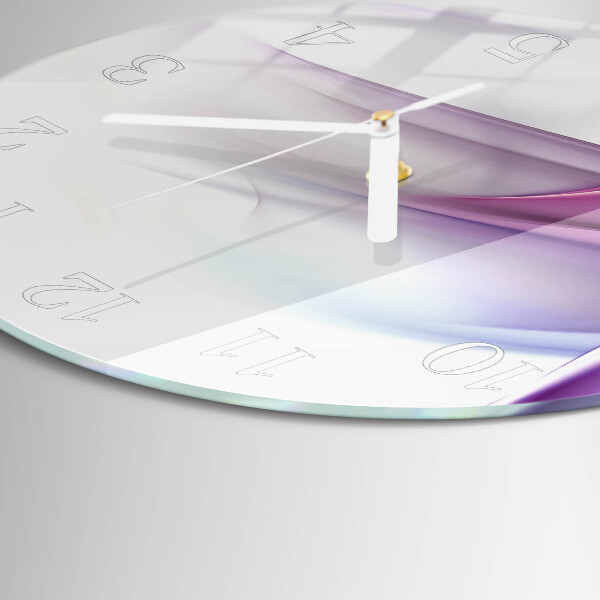Glas wanduhr Abstraktion