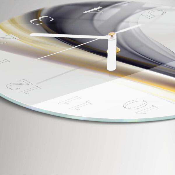 Glas wanduhr Abstraktion