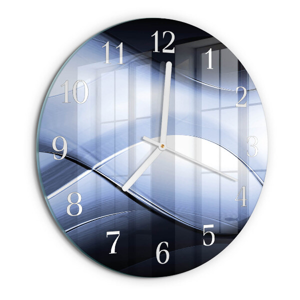 Glas wanduhr Abstraktion