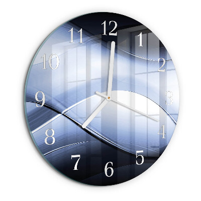 Glas wanduhr Abstraktion