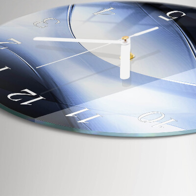 Glas wanduhr Abstraktion