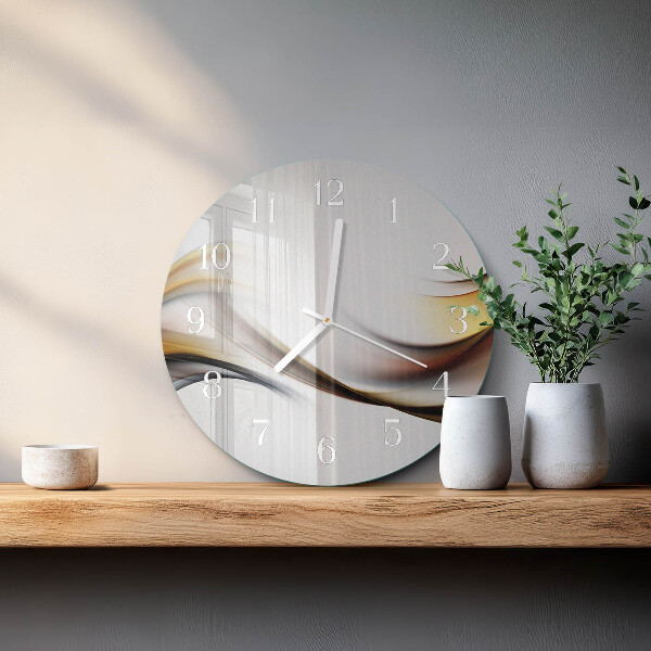 Glas wanduhr Abstraktion
