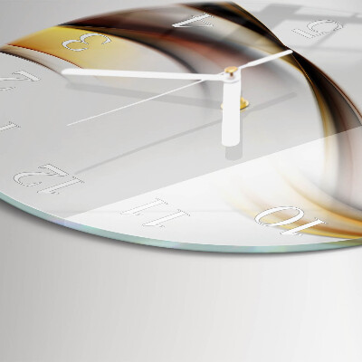 Glas wanduhr Abstraktion