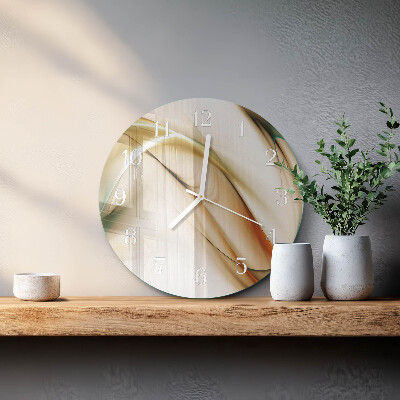 Glas wanduhr Abstraktion