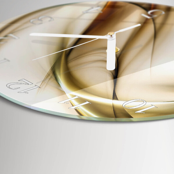 Glas wanduhr Abstraktion