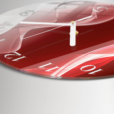 Glas wanduhr Abstraktion