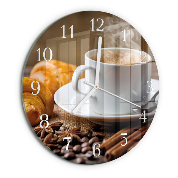 Glas wanduhr Zimtanis
