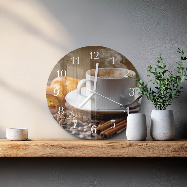 Glas wanduhr Zimtanis