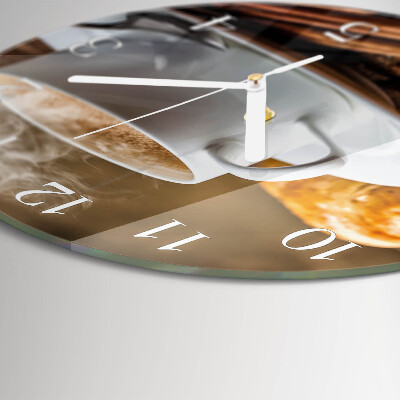 Glas wanduhr Zimtanis