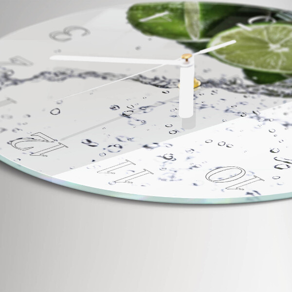 Glas wanduhr Limes