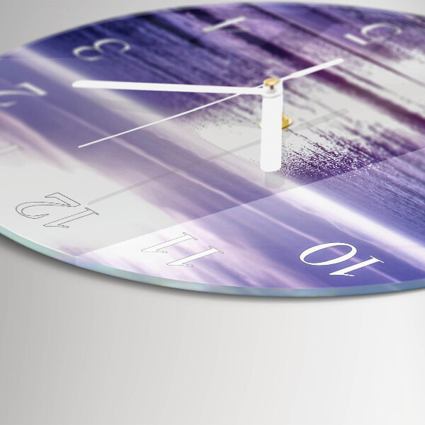 Glas wanduhr Meer