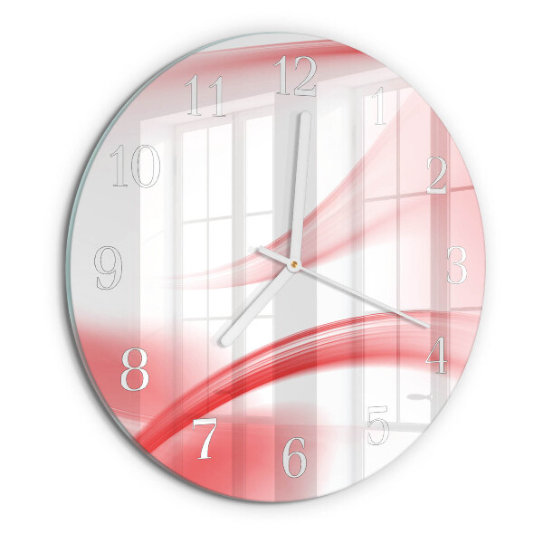 Glas wanduhr Abstrakte Kunst