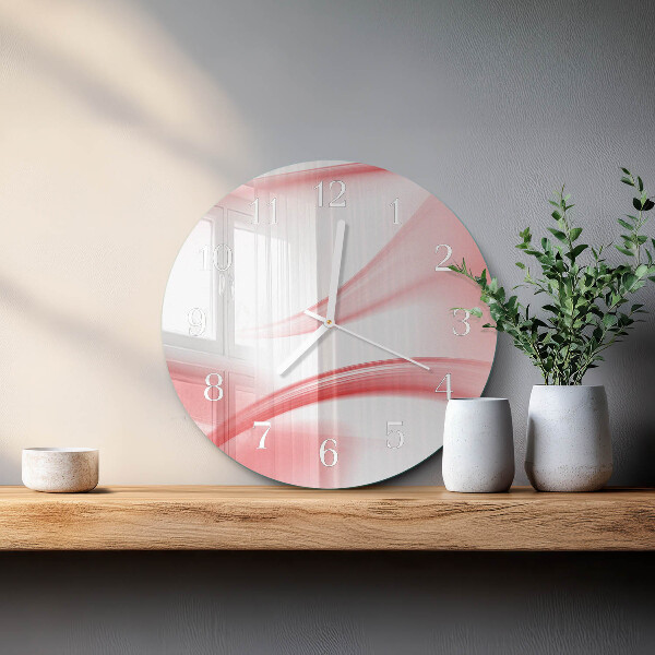 Glas wanduhr Abstrakte Kunst