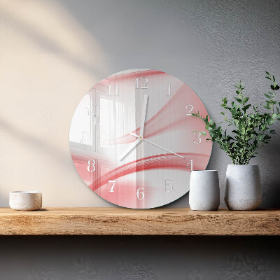 Glas wanduhr Abstrakte Kunst