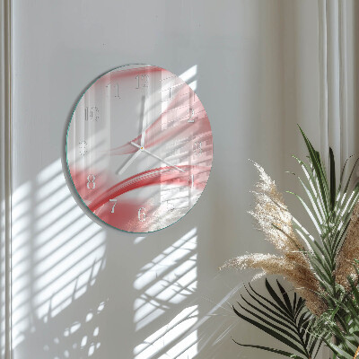 Glas wanduhr Abstrakte Kunst