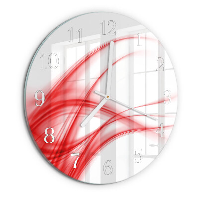 Glas wanduhr Abstrakte Kunst
