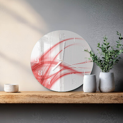 Glas wanduhr Abstrakte Kunst