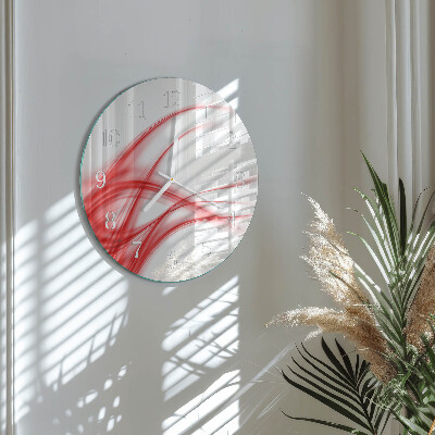 Glas wanduhr Abstrakte Kunst