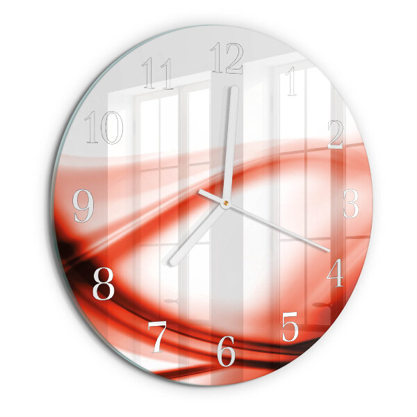 Glas wanduhr Abstrakte Linien