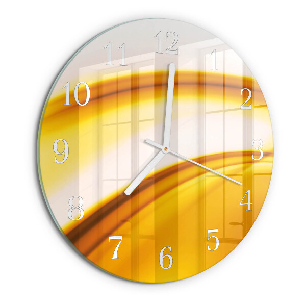 Glas wanduhr Abstrakte Kunst
