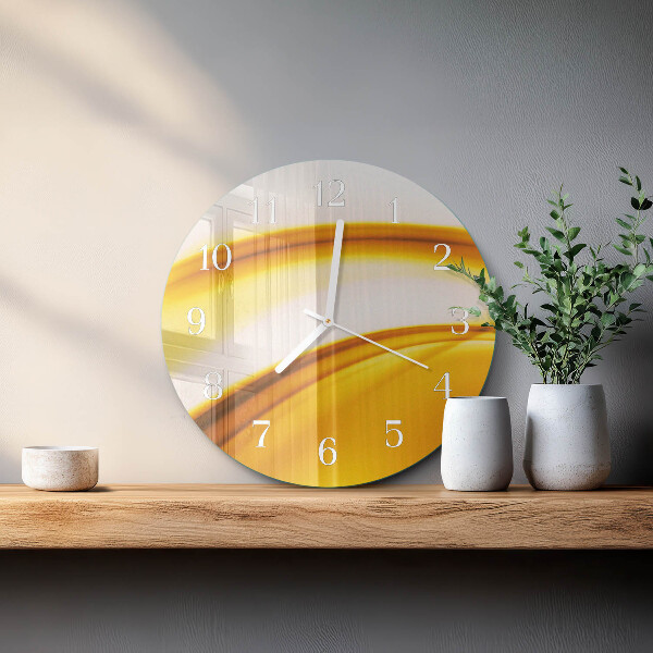 Glas wanduhr Abstrakte Kunst